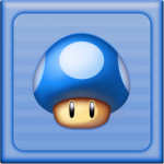 Mario GO老虎機 - 一般符號：藍色蘑菇