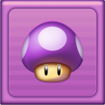 Mario GO老虎機 - 一般符號：紫色蘑菇